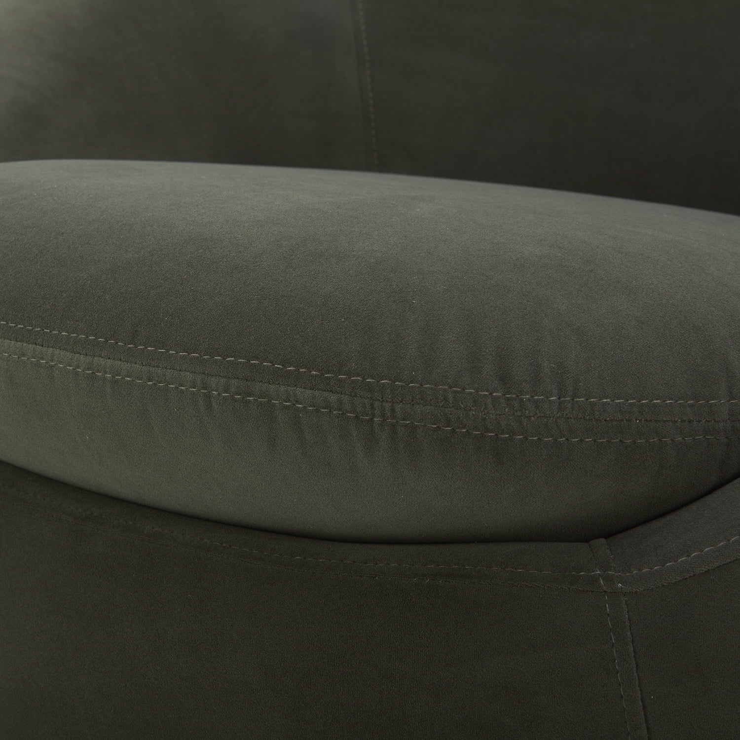 Luxurious Olive Velvet Mira Swivel Accent Chair