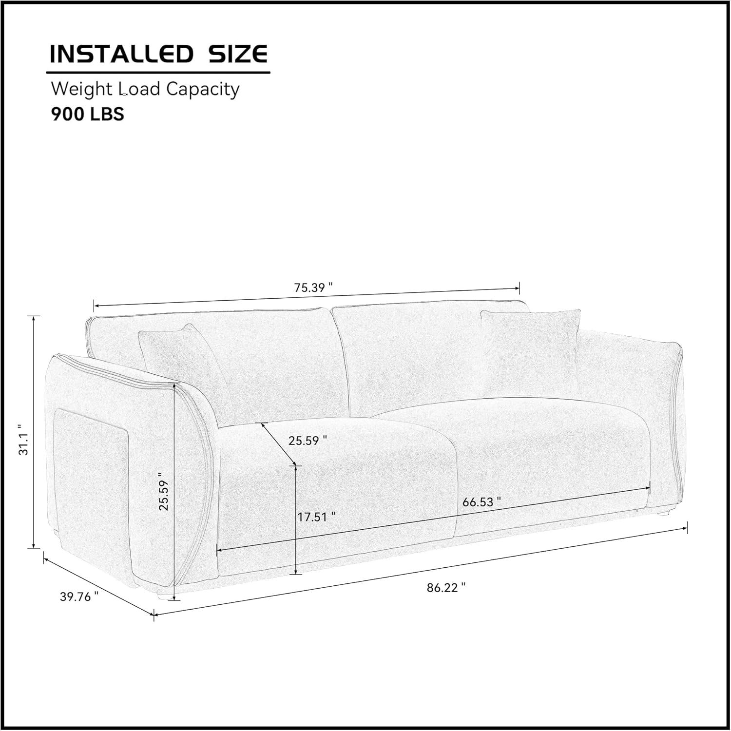 Chic Mid-Century Beige Sofa - Stylish Upholstered Couch for Small Spaces and Modern Living Rooms