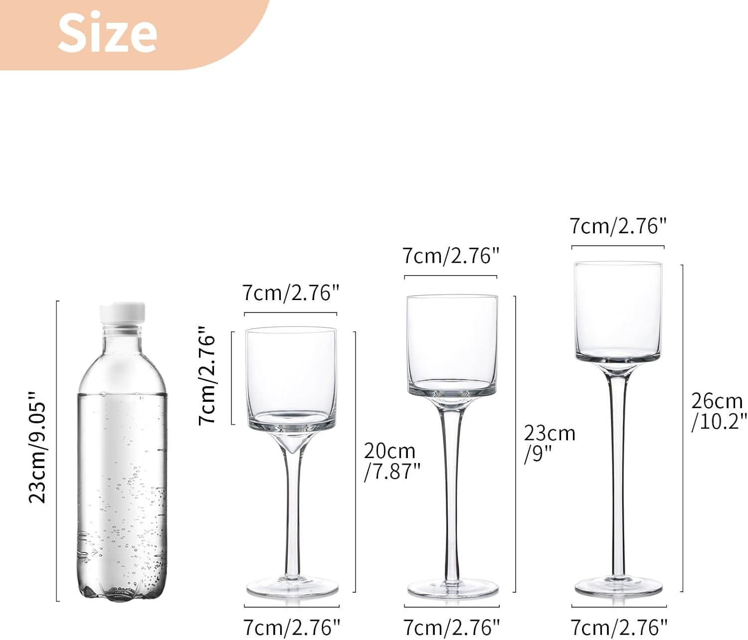 Elegant Tall Glass Pillar Candle Holders with 30 Tea Light Candles - Perfect for Wedding & Home Centerpiece Decor