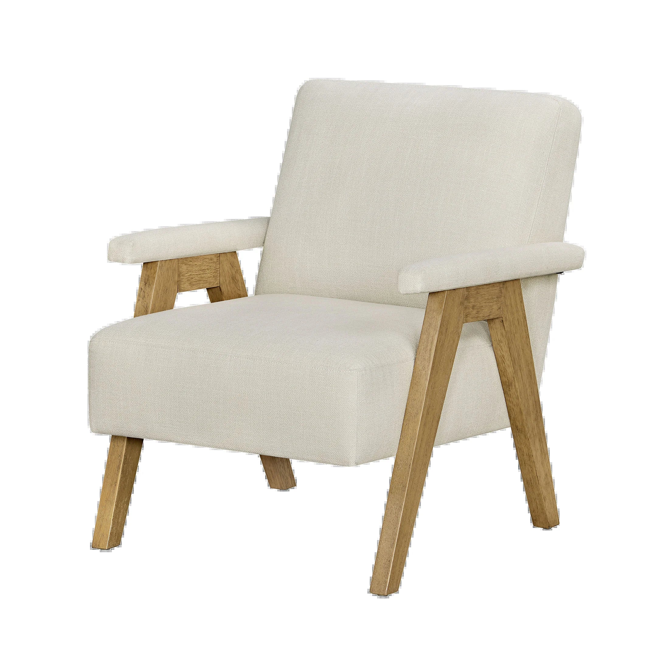 Stylish Cream Ezra Accent Chair for Your Living Room