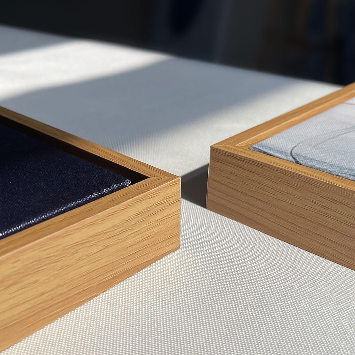 Framed Brown Abstract Canvas Wall Art - Modern Decor for Living Room, Kitchen, Office, and Bedroom - 24x48 Wood Framed Prints