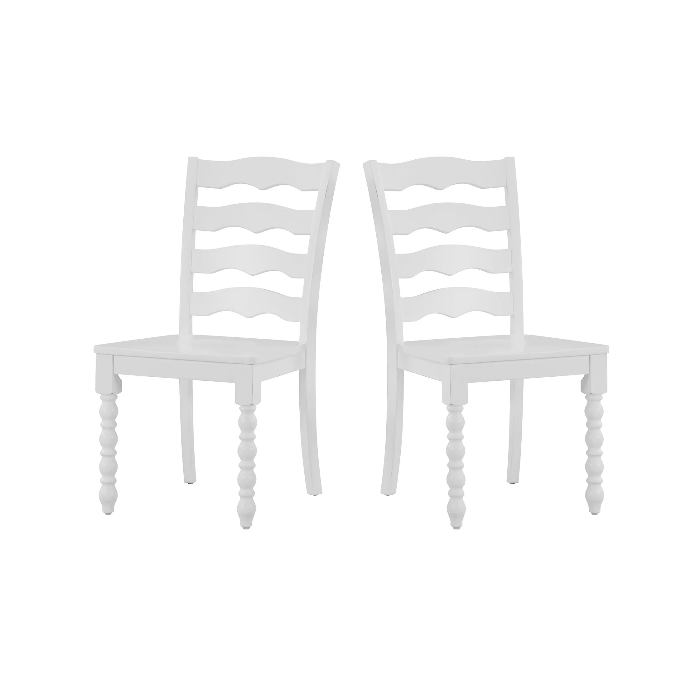 Pioneer Woman Harper White Solid Wood Dining Chairs - Set of 2