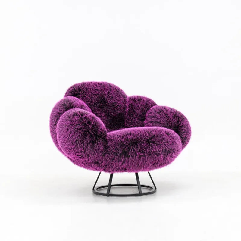 Italian Bear Paw Rotating Plush Sofa - Elegant Comfort for Your Living Room