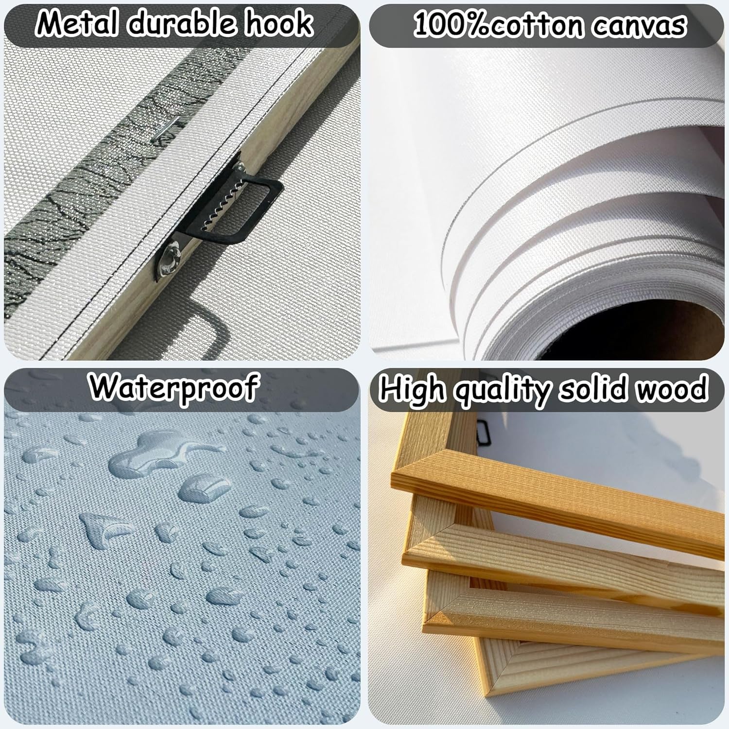 Large Abstract Black and Gold Wall Art - Elegant Modern Decor for Living Room, Bedroom, and Office