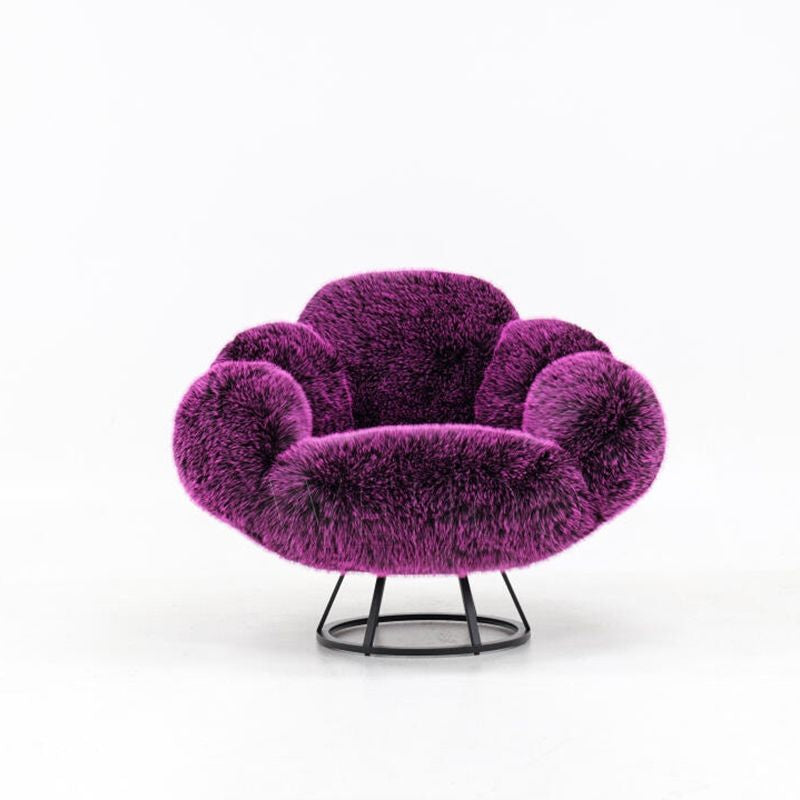 Italian Bear Paw Rotating Plush Sofa - Elegant Comfort for Your Living Room