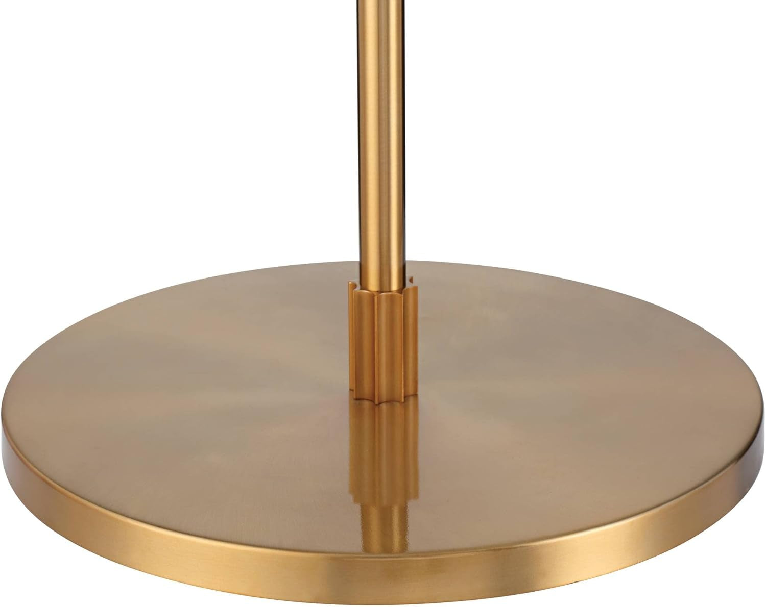 Raymond 69" Modern Arc Floor Lamp - Adjustable Boom Arm with Warm Gold Finish and White Linen Shade for Living Room, Bedroom, and Home Office Decor