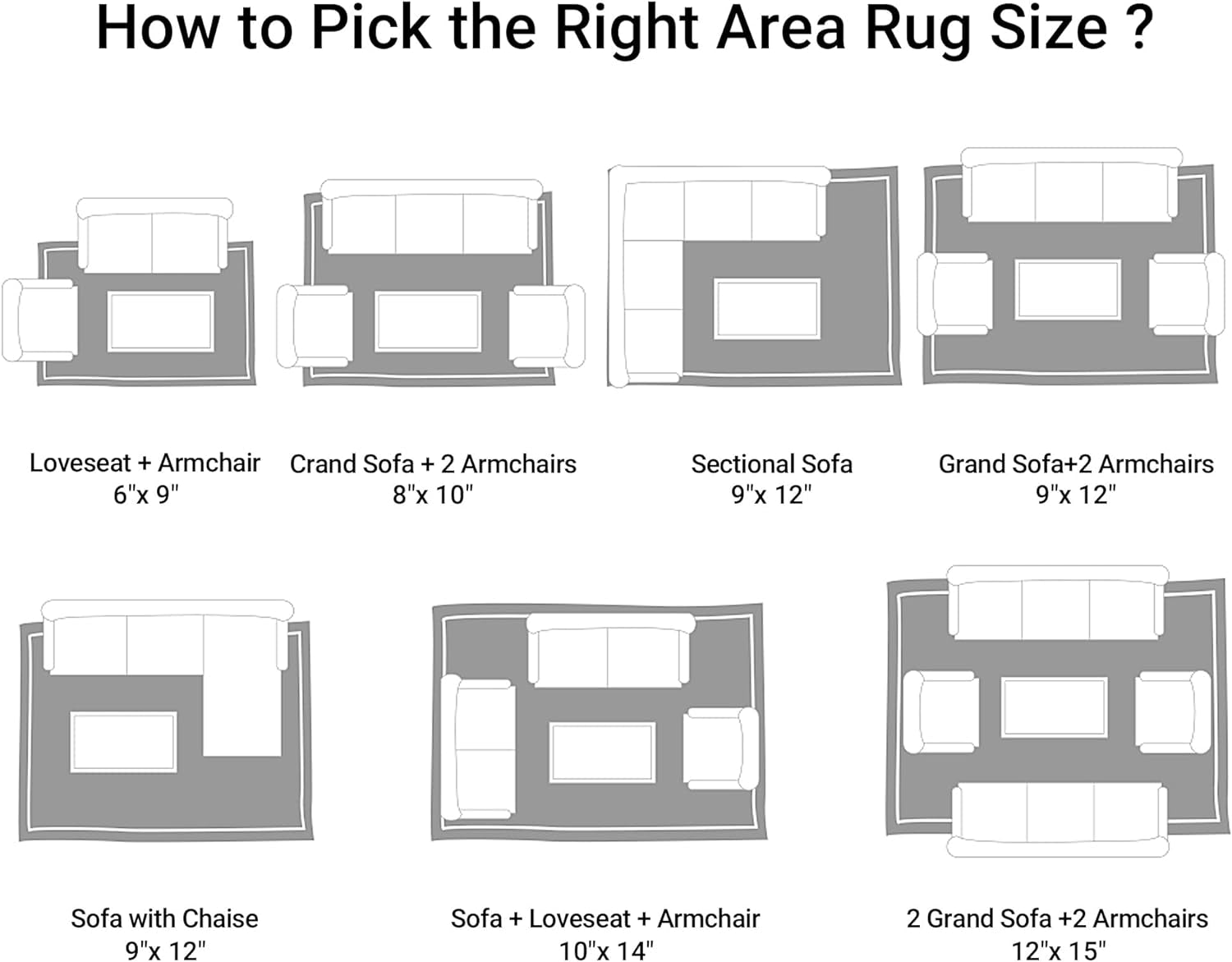 Luxurious 12x15 ft Shaggy Faux Fur Area Rug - Ultra Fuzzy Non-Skid Carpet for Living Room, Bedroom & Kids Playroom Decor