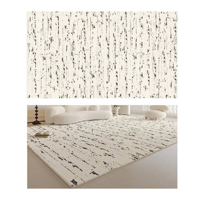 Luxurious Italian Minimalist Carpet - Thick, Non-Washable & Erasable for Stylish Living Room & Bedroom Decor