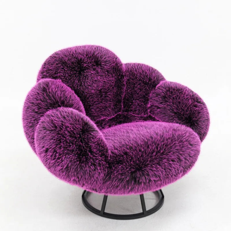 Italian Bear Paw Rotating Plush Sofa - Elegant Comfort for Your Living Room
