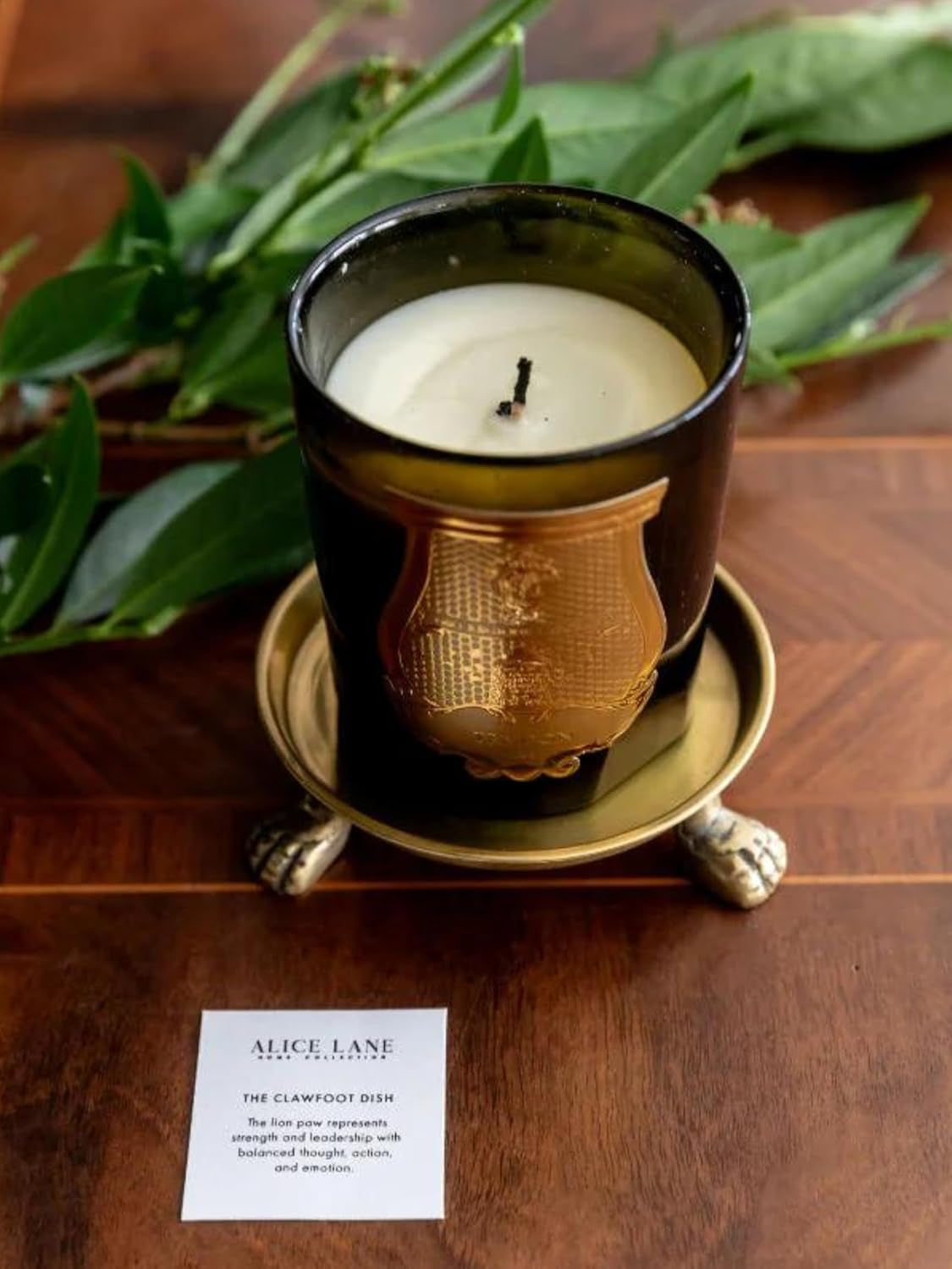 Elegant Gold Clawfoot Round Dish - Perfect for Home Decor, Candles, Jewelry, Perfume, Cosmetics, and Coffee Table Styling