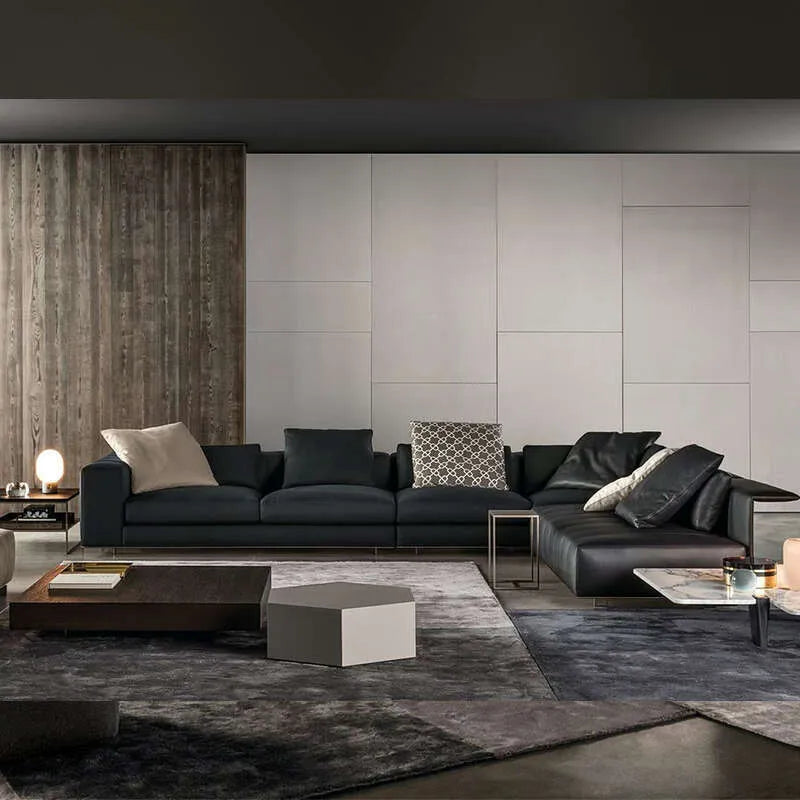 Stylish WBERT Italian Design Modular Fabric Sectional Sofa Set for Versatile Living Room Spaces
