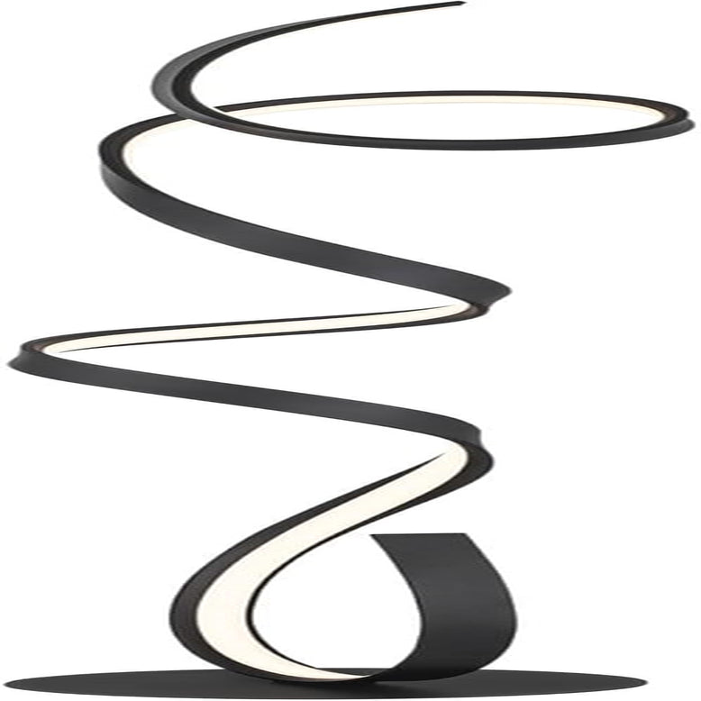 Avante Modern 56.5" Tall LED Floor Lamp with Foot Switch - Sleek Matte Black Design for Living Room, Bedroom, Office & Entryway - Elegant White Shade Home Decor