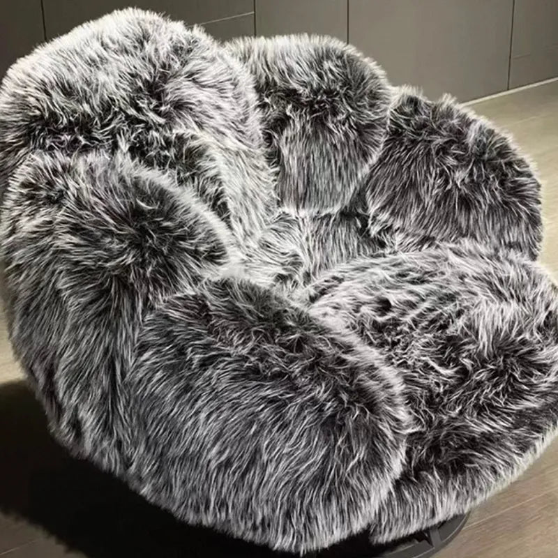 Italian Bear Paw Rotating Plush Sofa - Elegant Comfort for Your Living Room