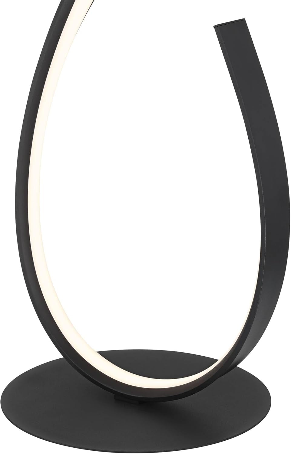 Avante Modern 56.5" Tall LED Floor Lamp with Foot Switch - Sleek Matte Black Design for Living Room, Bedroom, Office & Entryway - Elegant White Shade Home Decor