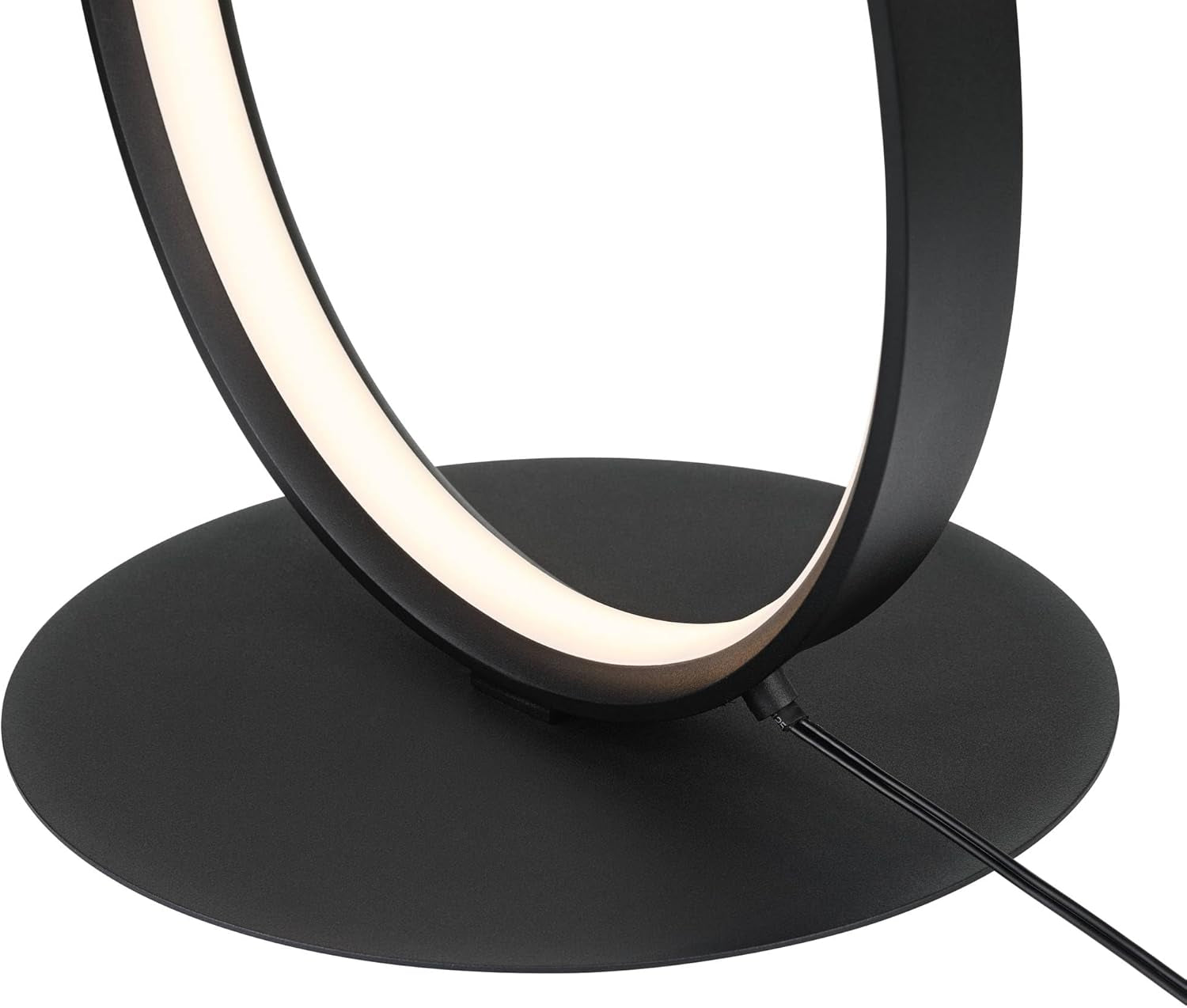 Avante Modern 56.5" Tall LED Floor Lamp with Foot Switch - Sleek Matte Black Design for Living Room, Bedroom, Office & Entryway - Elegant White Shade Home Decor