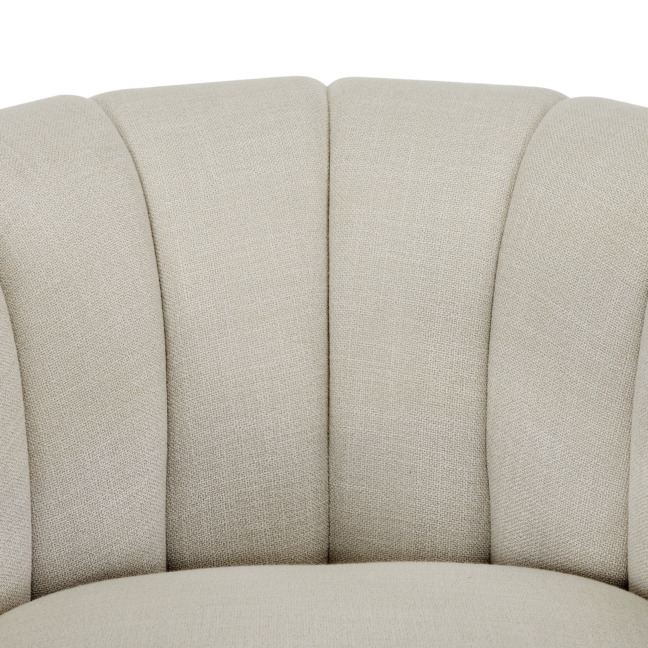 Elegant Lillian Cream Linen Accent Swivel Chair – Perfect for Your Home Decor!