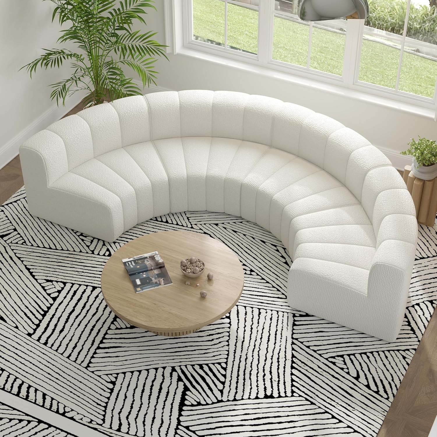 Luxurious Beige Modular Sectional Sofa - Convertible Velvet Cloud Couch with Chaise for Stylish Living Rooms
