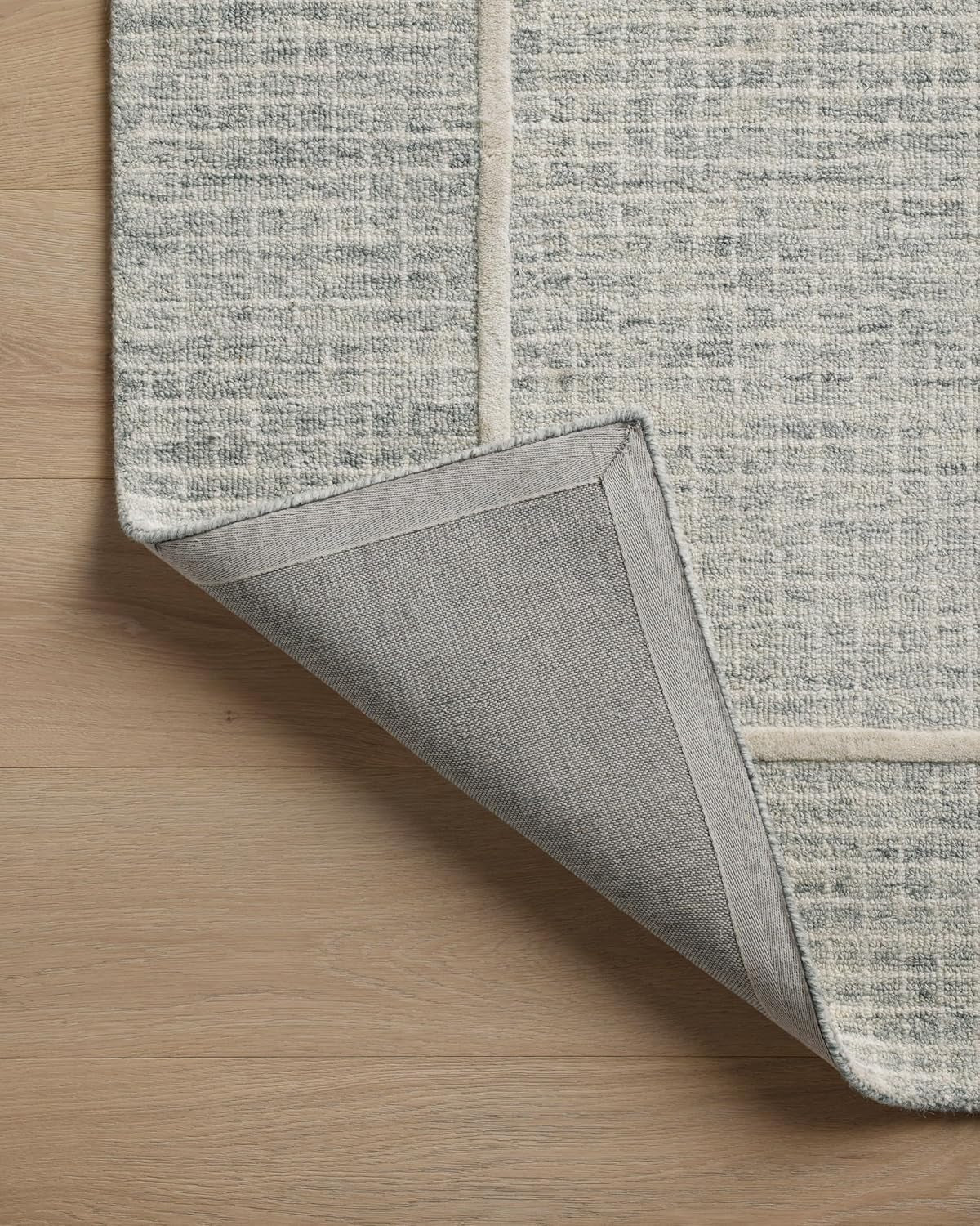 Chris Loves Julia Briggs Collection 9'3" x 13' Area Rug in Mist & Ivory – Stylish No-Shed Design for High Traffic Living Spaces