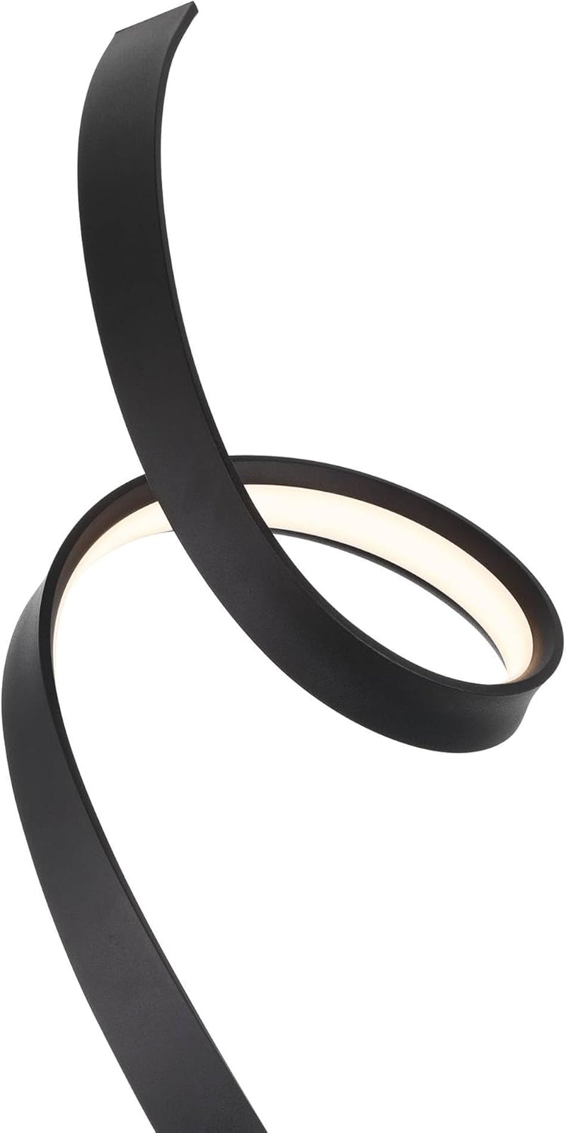 Avante Modern 56.5" Tall LED Floor Lamp with Foot Switch - Sleek Matte Black Design for Living Room, Bedroom, Office & Entryway - Elegant White Shade Home Decor