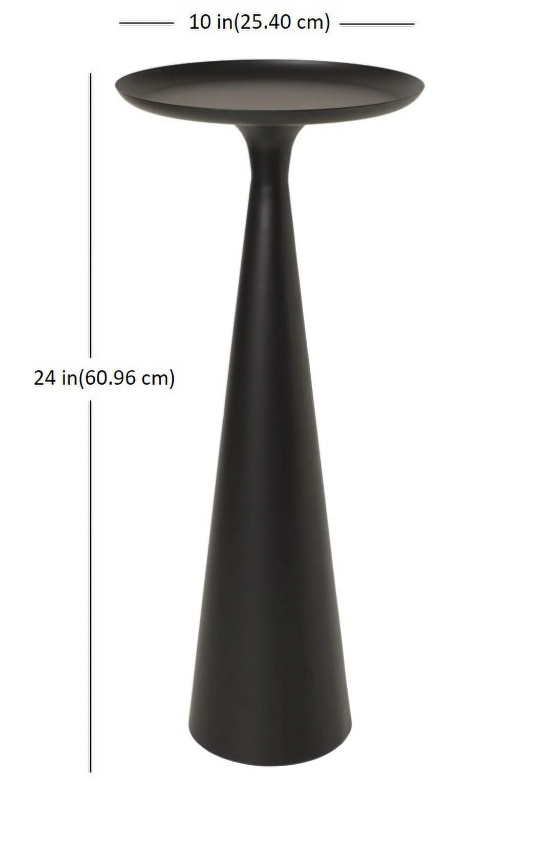 Sleek Black Truitt Drink Table – Perfect for Any Space!