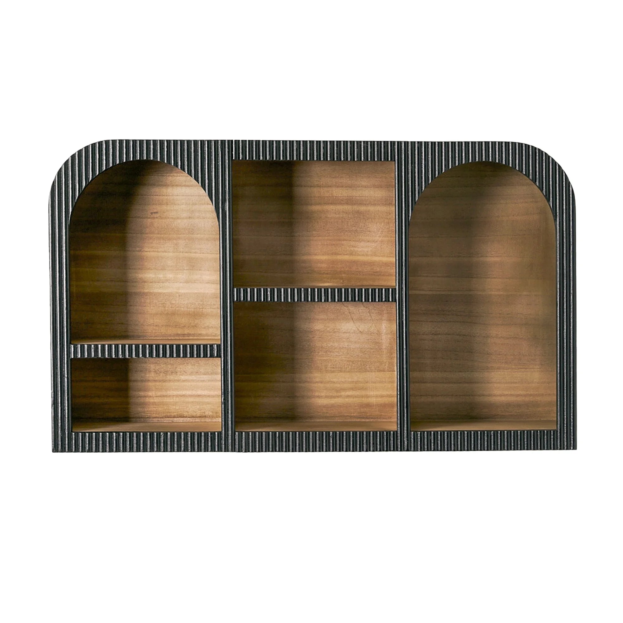 Stylish Wooden Wall-Mounted Cubby Shelf – 30.5" x 18.25" for Organized Living